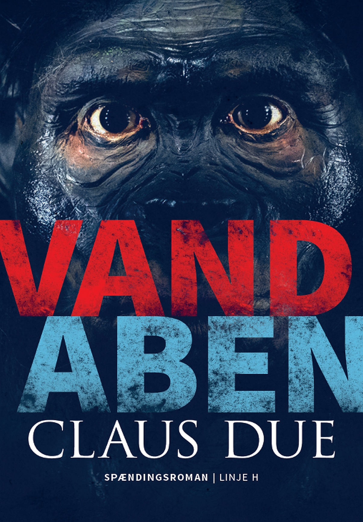 Forside på Vandaben, bind 1 i forfatter Claus Dues videnskabsthriller trilogi